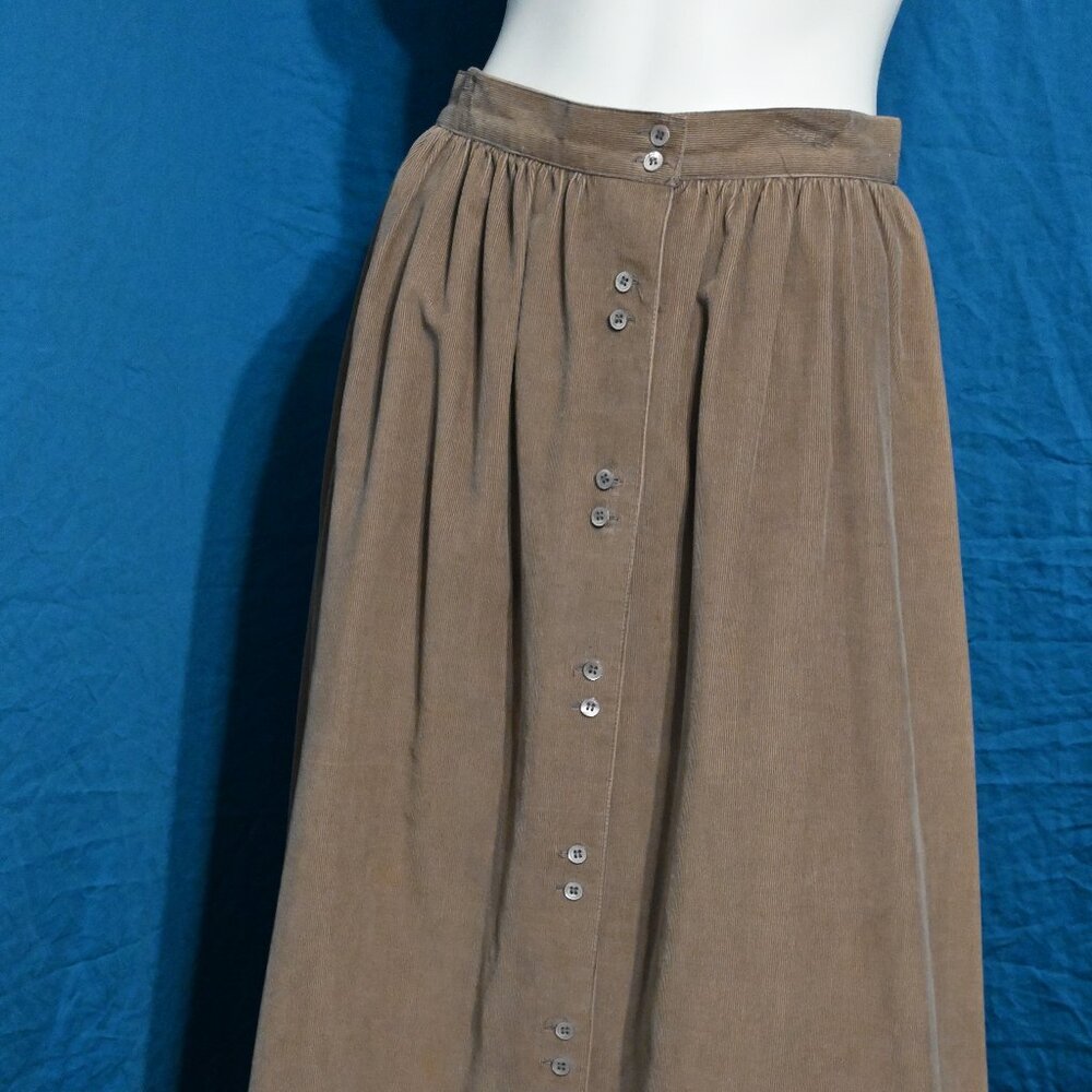 Vintage Alpenblick Corduroy Full Length Skirt